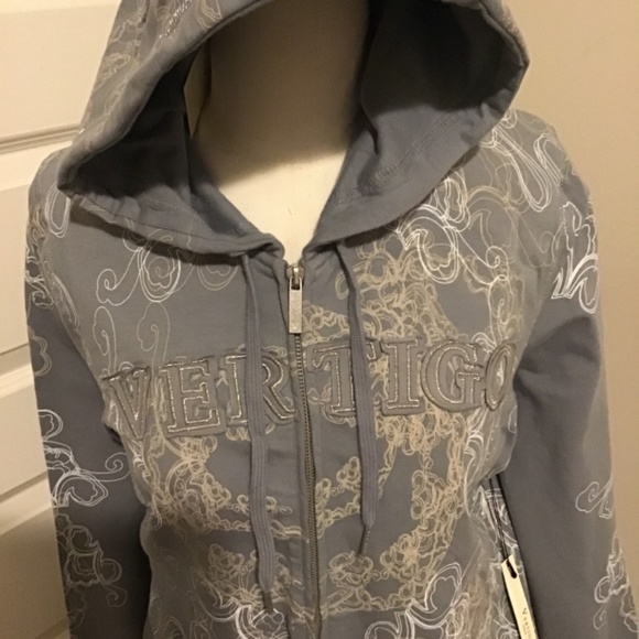 🔥SEE PICTURES, VERTIGO PARIS, GIRLS SIZE XL ZIP UP JACKET NWT - Picture 2 of 5